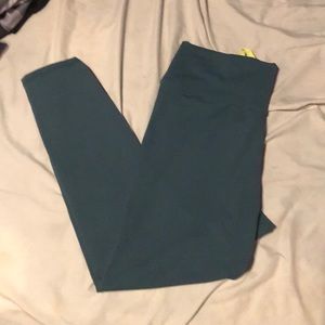 Dark Green Fabletics High Waisted Leggings